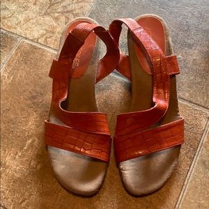 Aerosoles wedge heel slip ones, size 6